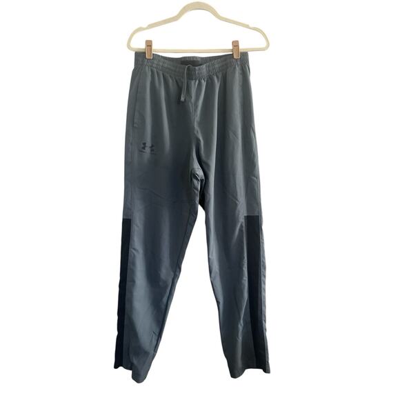 Under Armour Pants Mens Medium Loose Fit Athletic Mesh Lined Drawstring #5357 - Picture 1 of 14